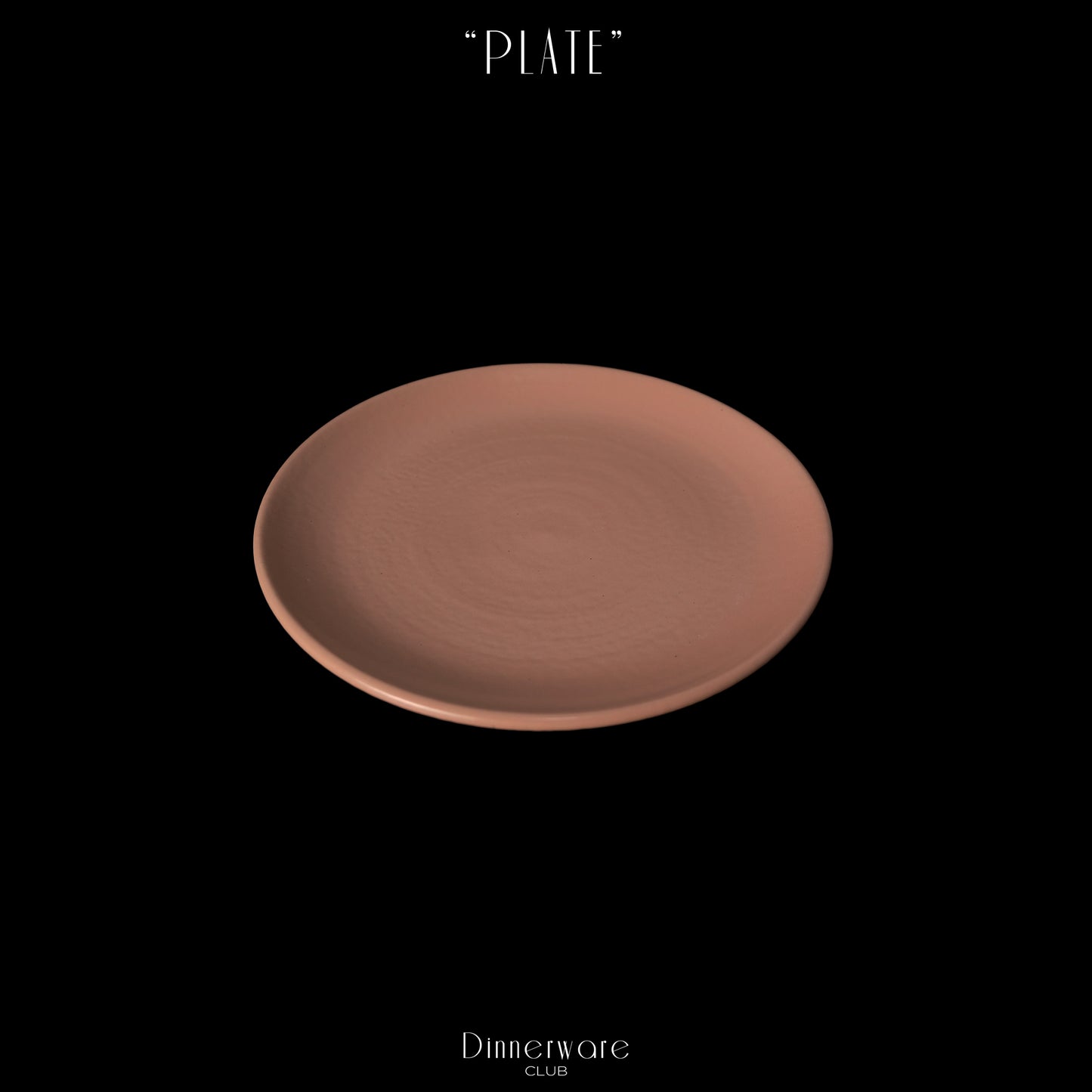 CAMELLIA PLATE - "RETRO PINK"
