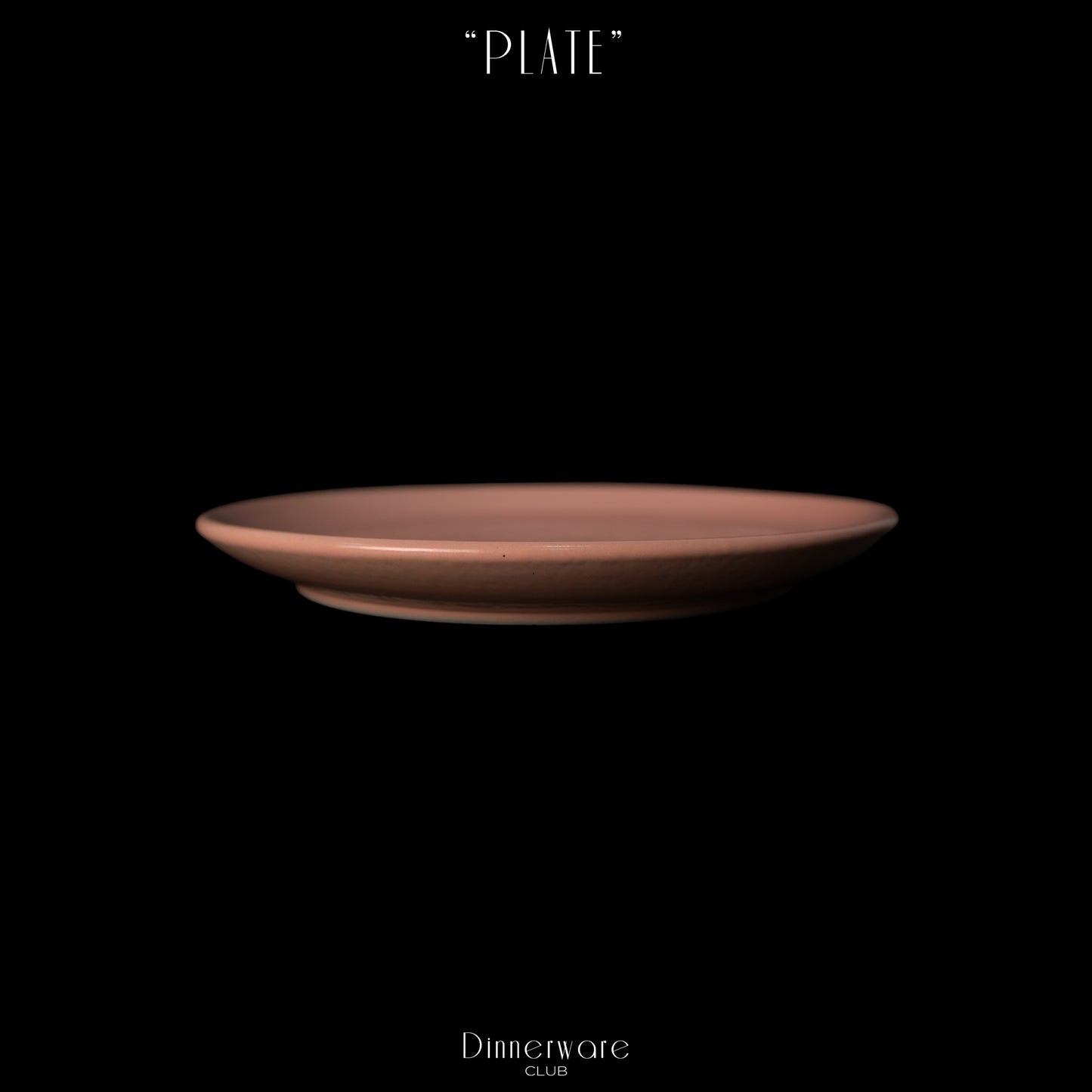 CAMELLIA PLATE - "RETRO PINK"
