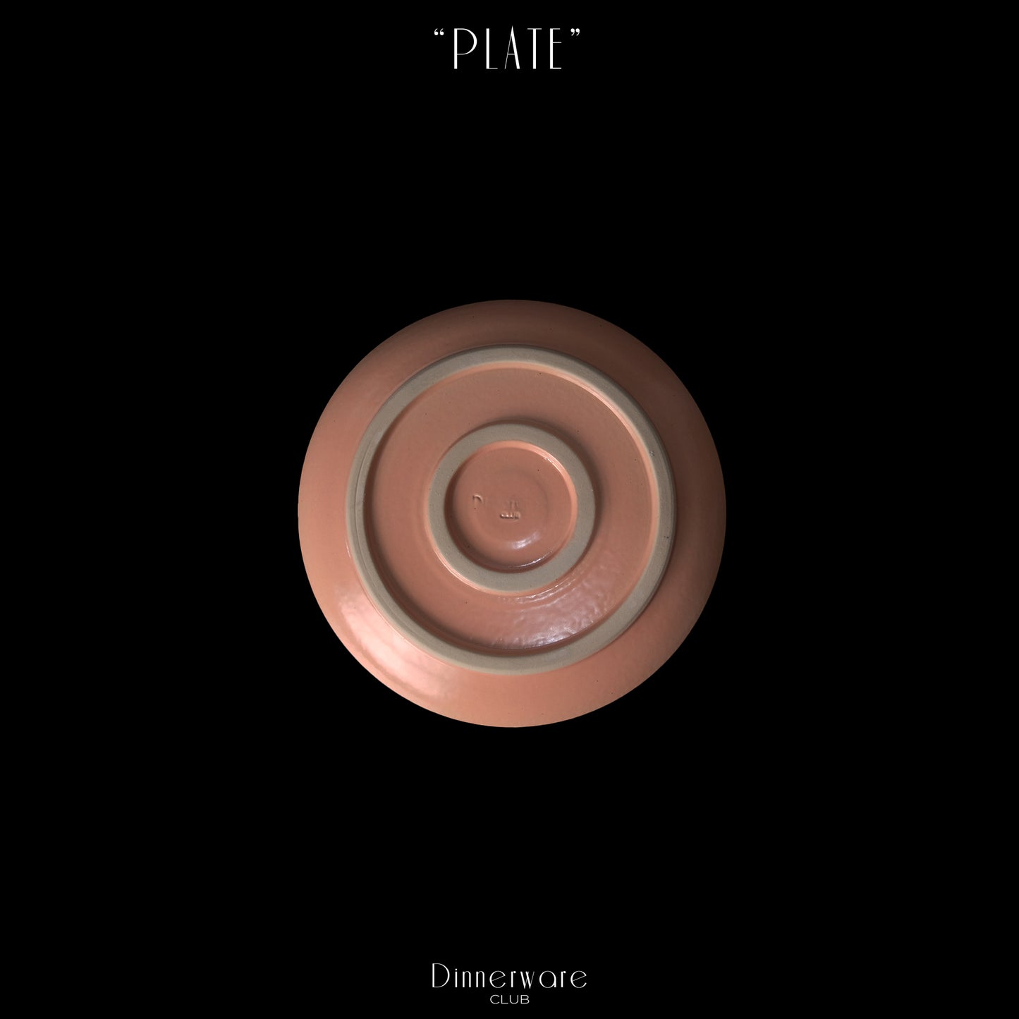 CAMELLIA PLATE - "RETRO PINK"