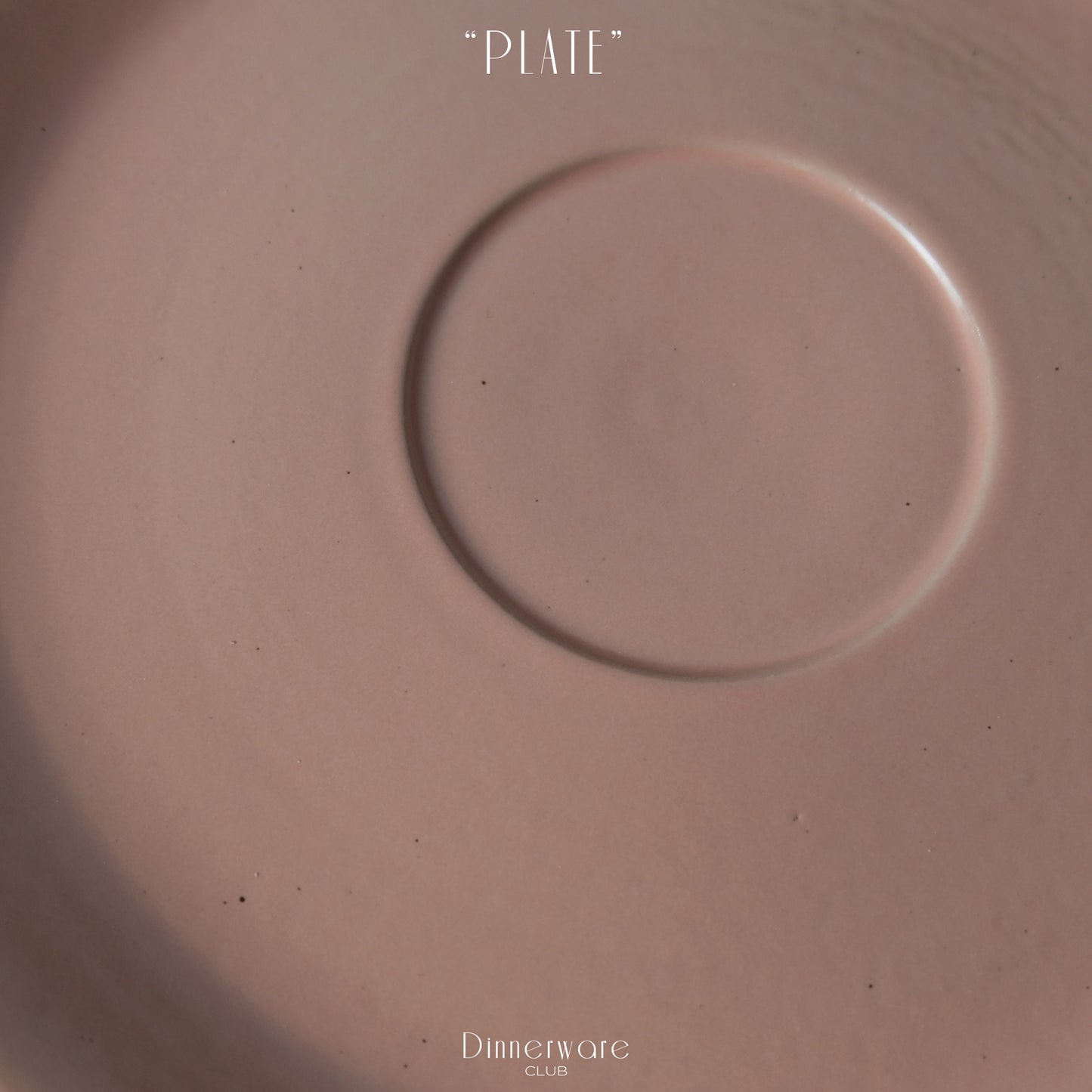 HIBISCUS PLATE - "RETRO PINK"